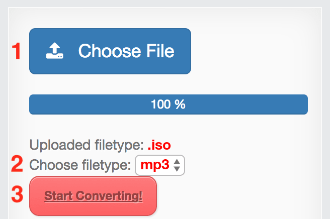 How to convert ISO files online to MP3